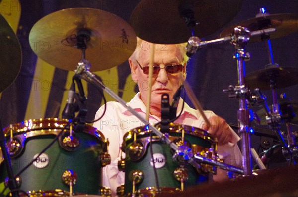 Ginger Baker, Love Supreme Jazz Festival, Glynde Place, East Sussex, 2015. Artist: Brian O'Connor.