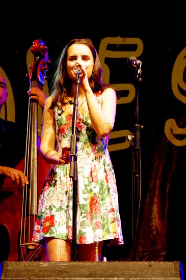 Andrea Motis, Love Supreme Jazz Festival, Glynde Place, East Sussex, 2015. Artist: Brian O'Connor.