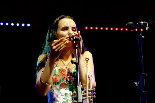 Andrea Motis, Love Supreme Jazz Festival, Glynde Place, East Sussex, 2015. Artist: Brian O'Connor.