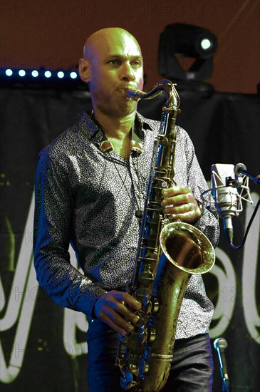 Joshua Redman, Love Supreme Jazz Festival, Glynde Place, East Sussex, 2015. Artist: Brian O'Connor.