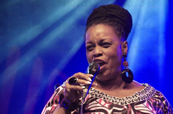 Dianne Reeves, Love Supreme Jazz Festival, Glynde Place, East Sussex, 2015. Artist: Brian O'Connor.