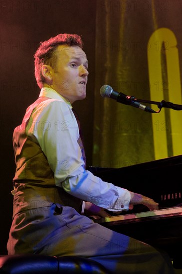 Joe Stilgoe, Love Supreme Jazz Festival, Glynde Place, East Sussex, 2015. Artist: Brian O'Connor.