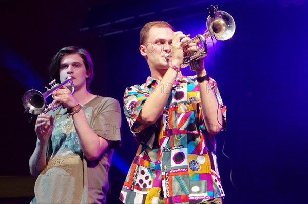 Jack Courtney and Rob Smith, Love Supreme Jazz Festival, Glynde Place, East Sussex, 2015. Artist: Brian O'Connor.