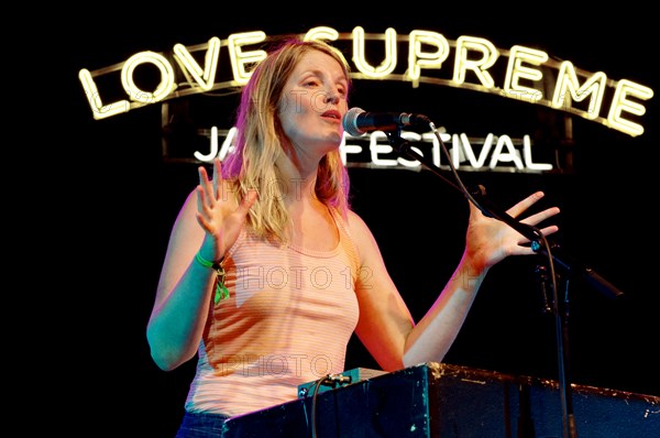 Lauren Kinsella, Love Supreme Jazz Festival, Glynde Place, East Sussex, 2015. Artist: Brian O'Connor.