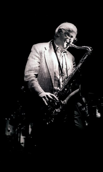 Ronnie Scott, Ronnie Scott's, Soho, London, 1994. Artist: Brian O'Connor.