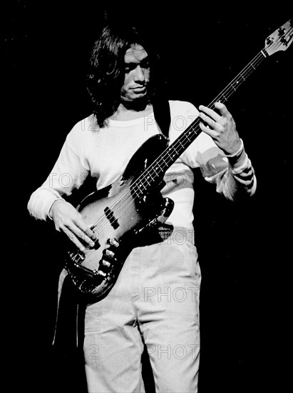 Jaco Pastorius, Odeon Hammersmith, London, 1976. Artist: Brian O'Connor.