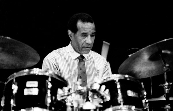 Max Roach, Royal Festival Hall, London, 1989. Artist: Brian O'Connor.