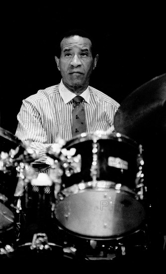 Max Roach, Royal Festival, Hall, London, 1989. Artist: Brian O'Connor.