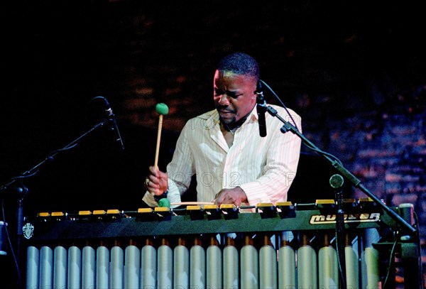 Stefon Harris, Brecon Jazz Festival, August 2004.  Artist: Brian O'Connor.