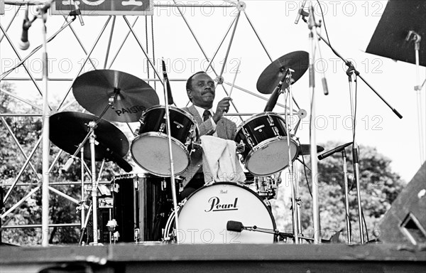 Albert 'Tootie' Heath, Capital Jazz, Knebworth, July 1982. Artist: Brian O'Connor.