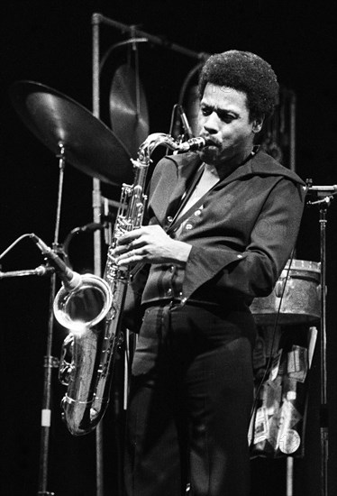 Wayne Shorter, London, 1976. Artist: Brian O'Connor.