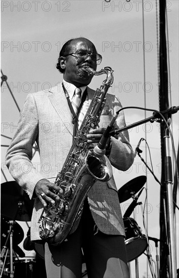 Benny Golson, Capital Jazz Festival, Knebworth, Herts, July 1982. Artist: Brian O'Connor.