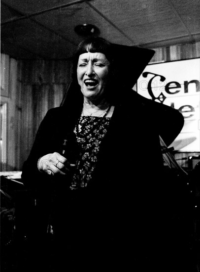 Sheila Jordan, Tenor Clef, Hoxton Square, London, May 1992. Artist: Brian O'Connor.