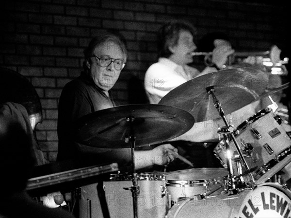 Mel Lewis, Ronnie Scott's, Soho, London, July 1988. Artist: Brian O'Connor.