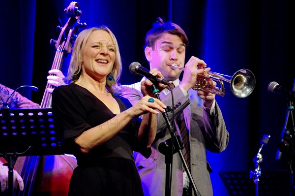 Imogen Ryall and Jack Kendon, Ropetackle Arts Centre, Shoreham, West Sussex, Jan 2016. Artist: Brian O'Connor.