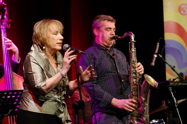 Mark Lockhart and Norma Winstone, Ropetackle Arts Centre, Shoreham, West Sussex, Jan 2016. Artist: Brian O'Connor.