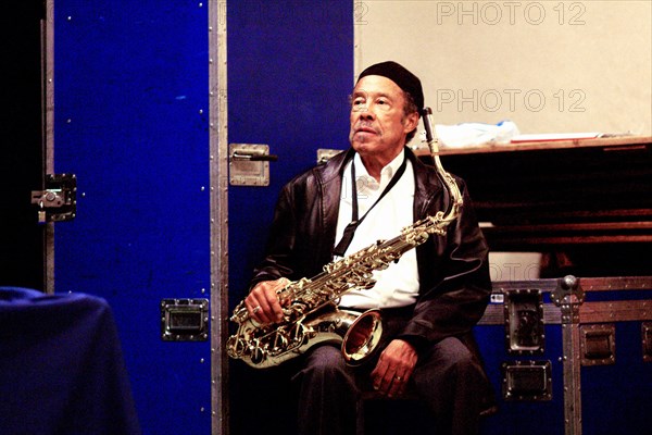 Johnny Griffin, Brecon, August 2006. Artist: Brian O'Connor.