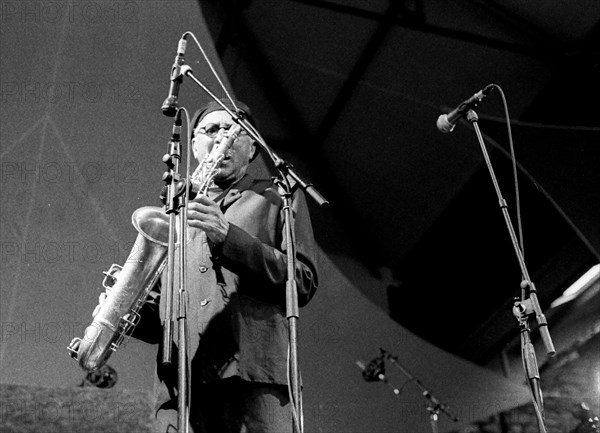 Charles Lloyd, Brecon Jazz Festival, Powys, Wales, August 2000. Artist: Brian O'Connor.