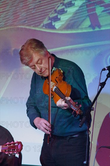 Mike Piggott, Crawley Blues Festival, Hawth, Crawley, Oct 2015. Artist: Brian O'Connor.