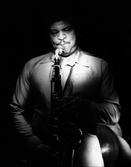 George Coleman, Ronnie Scott's, London. March 1978.   Artist: Brian O'Connor.