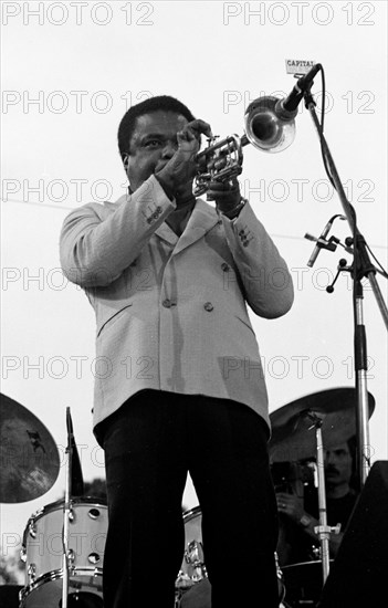 Freddie Hubbard, Knebworth Jazz Festival, Hertfordshire, July 1982. Artist: Brian O'Connor.