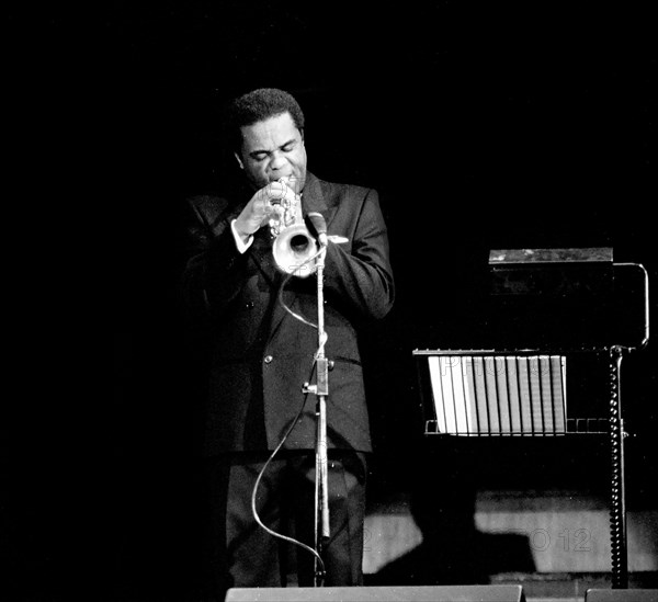 Freddie Hubbard, Fairfield Halls, Croydon, November 1987. Artist: Brian O'Connor.