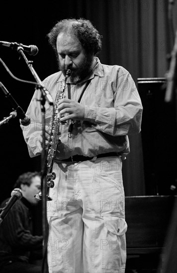 Joe Farrell, Shaw Theatre, London, March, 1985.  Artist: Brian O'Connor.