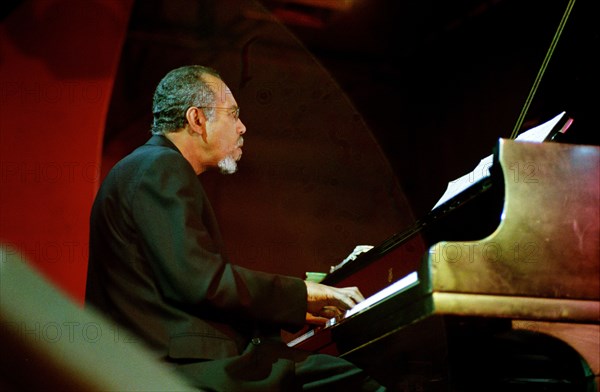 Stanley Cowell, Brecon Jazz Festival, Brecon, 12 August, 2005. Artist: Brian O'Connor.