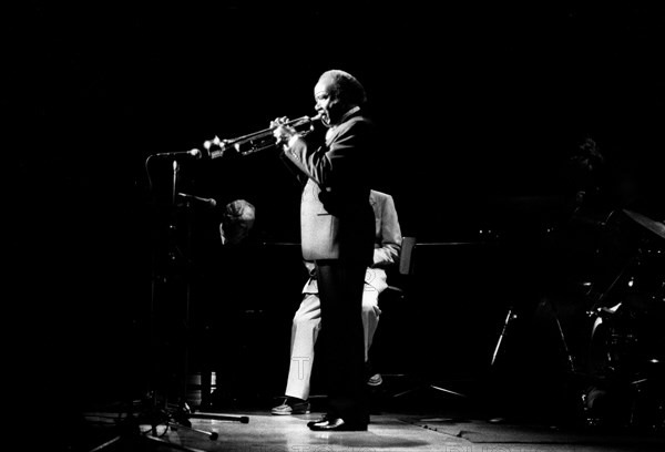 Roy Eldridge, Capital Jazz, Royal Festival Hall, London, July 1985.   Artist: Brian O'Connor.