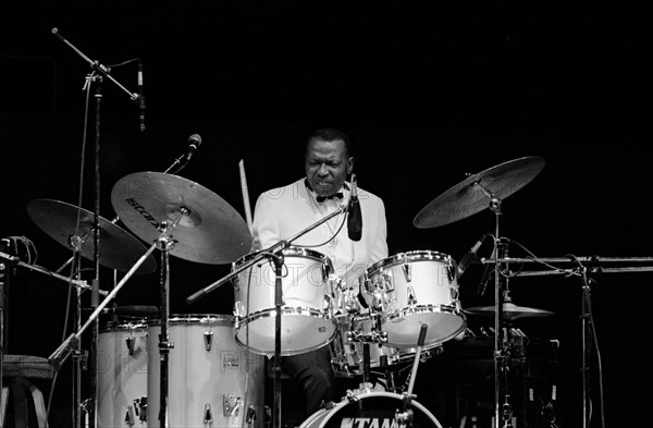 Elvin Jones, Fairfield Halls, Croydon, Surrey, November, 1987. Artist: Brian O'Connor.