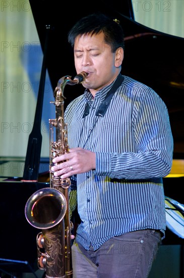 Jon Irabagon, Watermill Jazz Club, Dorking, Surrey, November 8, 2016. Artist: Brian O'Connor.