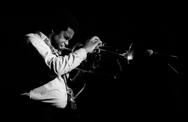 Freddie Hubbard, Roundhouse, London, November 1977.    Artist: Brian O'Connor.