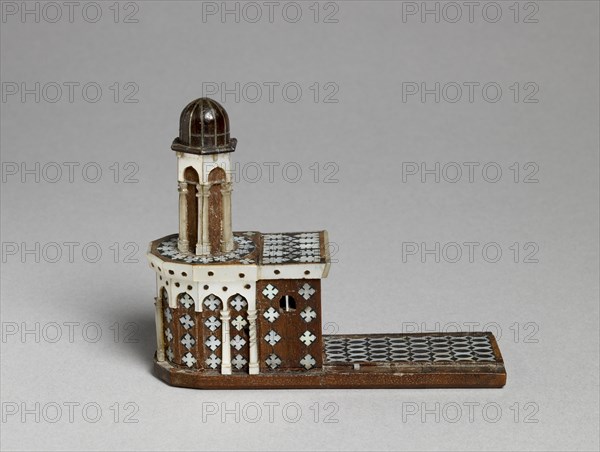 Brown wood model of the Holy Sepulchre, c17th century. Artist: Unknown.