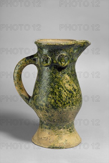 Baluster jug, 13th-14th century. Artist: Unknown.