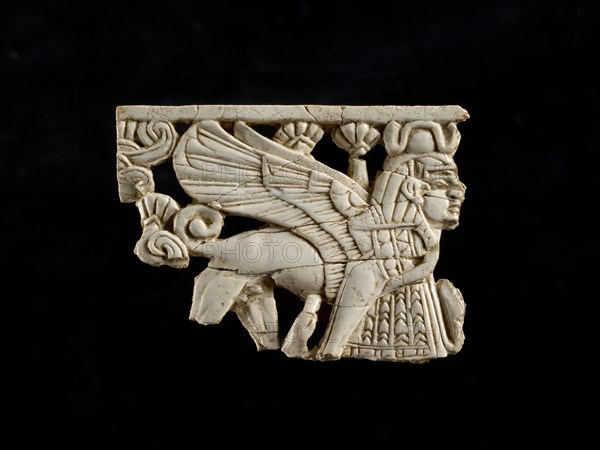 Fragment of openwork ivory panel. Artist: Unknown.