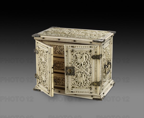 Ivory cabinet, late 17th century. Artist: Unknown.