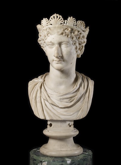 Head of Agrippina minor with diadem, 1st century. Artist: Unknown.