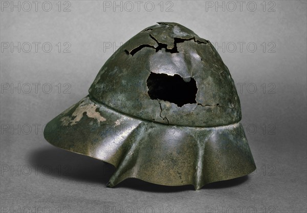 Boeotian bronze helmet, Classical, Hellenistic, c3rd century BC. Artist: Unknown.