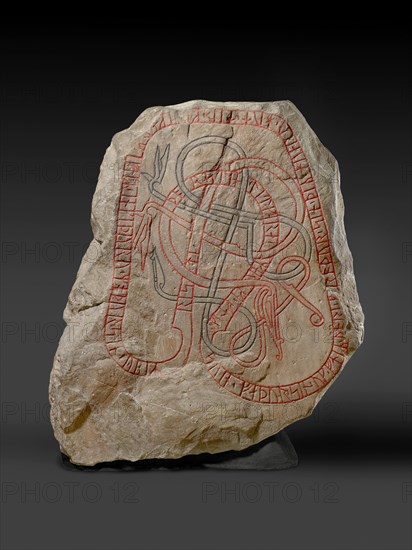Rune stone, Viking Age, (c787-c1100). Artist: Unknown.