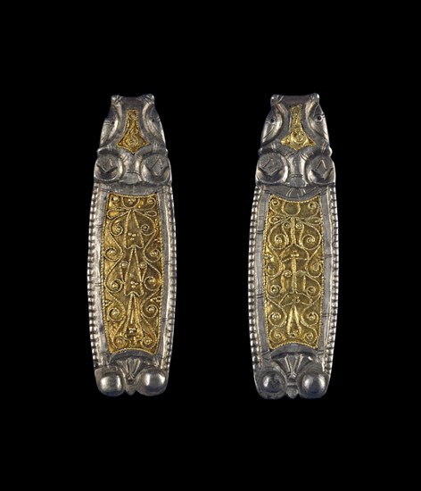 late-Saxon strap end, 9th century. Artist: Unknown.