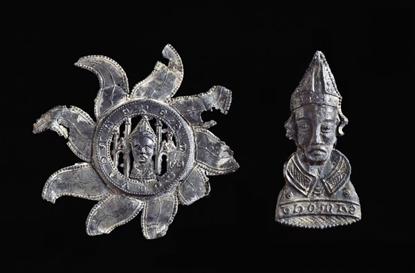 Pilgrim badge, Medieval period (Britain) (1066-1500). Artist: Unknown.