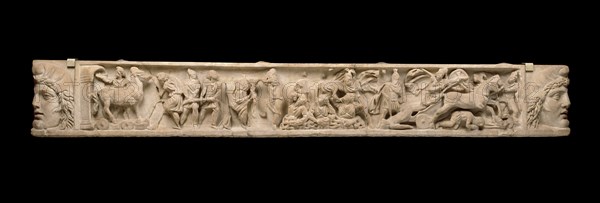 Sarcophagus lid, 3rd century. Artist: Unknown.