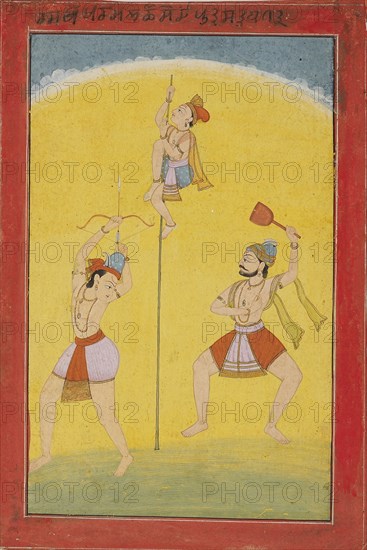 The musical mode Ragaputra Khokhara, 19th century. Artist: Unknown.