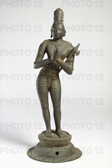 Figure of the saint Chandikeshvara, late 12th century. Artist: Unknown.