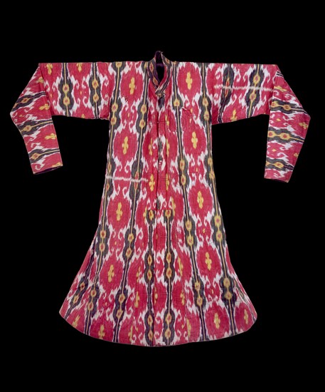 Reversible ikat coat, 1801-1869. Artist: Unknown.