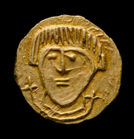 Crondall coin no. 59; Anglo-Saxon Coin, 7th century. Artist: Unknown.