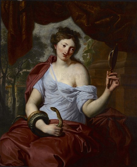 Prudence, late 17th century. Artists: Unknown, Anon.