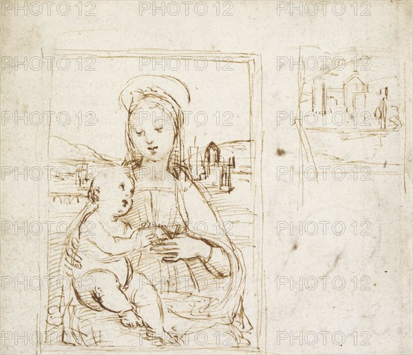 Study for a Picture of the Virgin and Child, c1500-1504. Artist: Raphael.