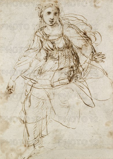 Allegorical Figure of Theology, early 16th century. Artist: Raphael.