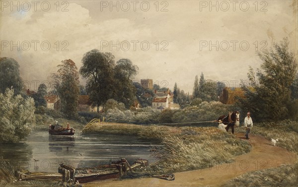 View of Iffley from the River, 1841. Artist: JMW Turner.